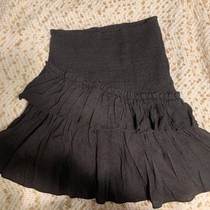 Love Shack Fancy Dupe! Black High Waisted Skirt